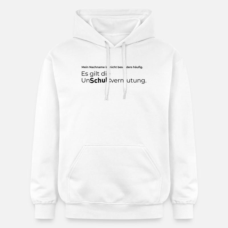 Présomption d’Unschulz - Sweat à capuche Softstyle® Gildan Unisexe - blanc