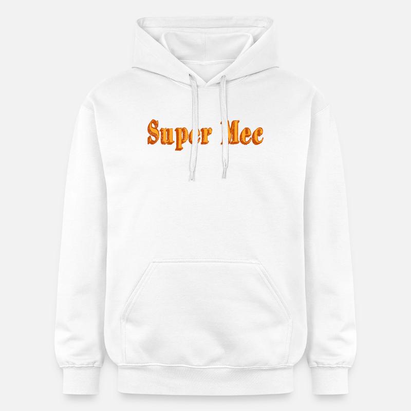 super mec - Sweat à capuche Softstyle® Gildan Unisexe - blanc