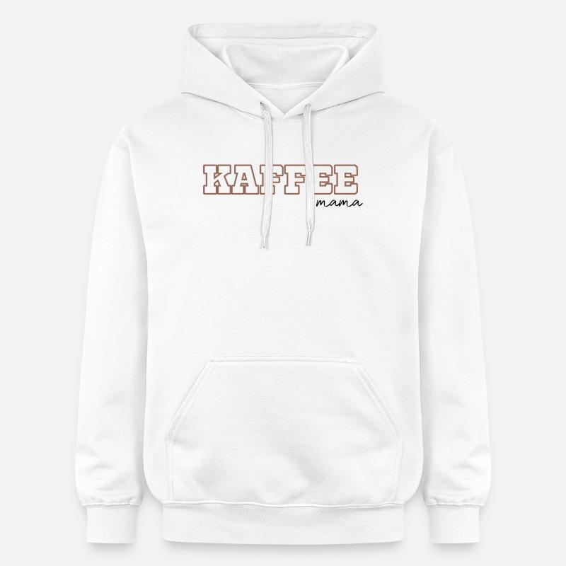 Café Maman - Sweat à capuche Softstyle® Gildan Unisexe - blanc