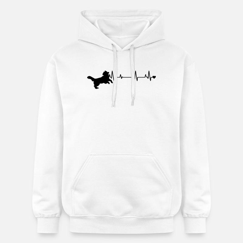 Chien - Sweat à capuche Softstyle® Gildan Unisexe - blanc