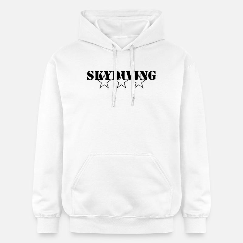 Skydiving - Sweat à capuche Softstyle® Gildan Unisexe - blanc
