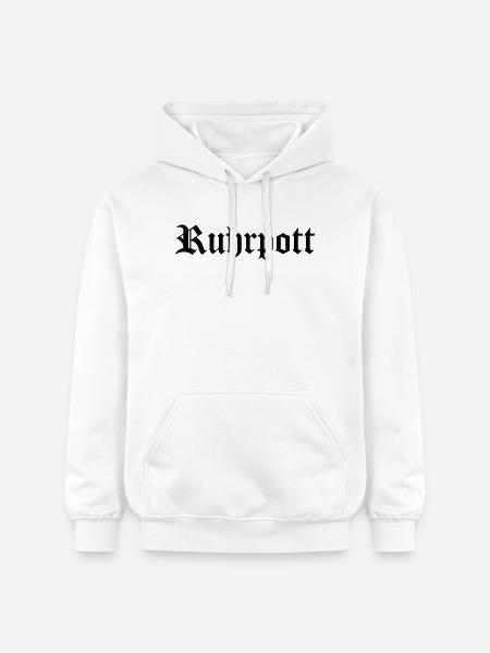 Ruhrpott lettering - Gildan Unisex Softstyle® Midweight Hoodie - white
