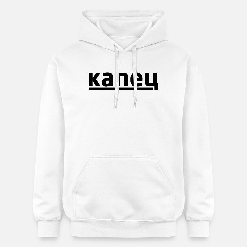 капец - Kapetz - Sweat à capuche Softstyle® Gildan Unisexe - blanc