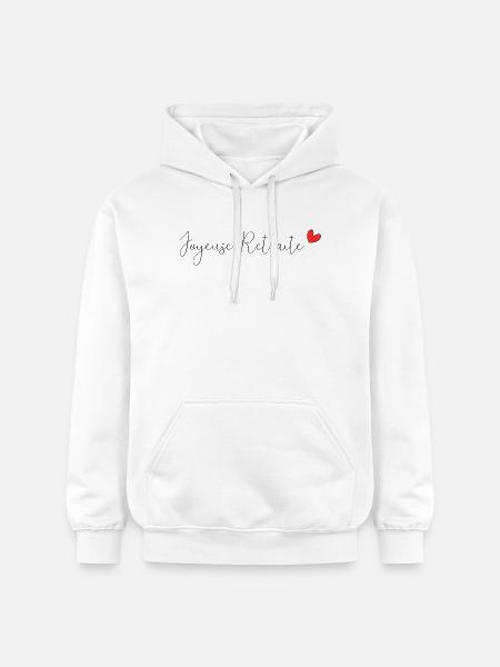 RETIREMENT. RETIREMENT. RETIRED. RETIREMENT - Gildan Unisex Softstyle® Midweight Hoodie - white