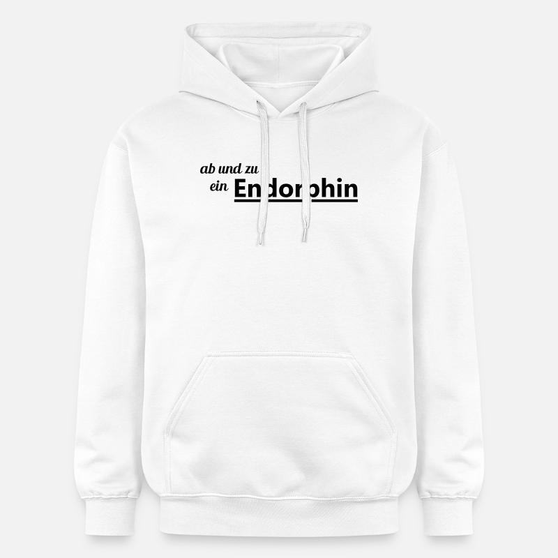 Endorphine - Sweat à capuche Softstyle® Gildan Unisexe - blanc