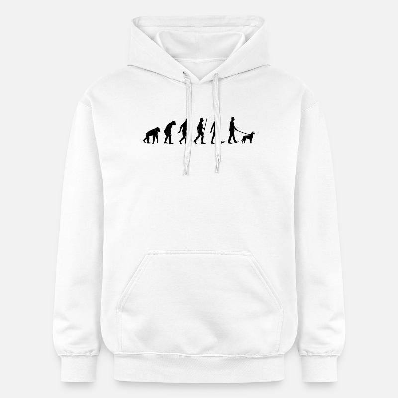 Evolution Smooth Collie Mann - Gildan Unisex Softstyle® Midweight Hoodie - Weiß