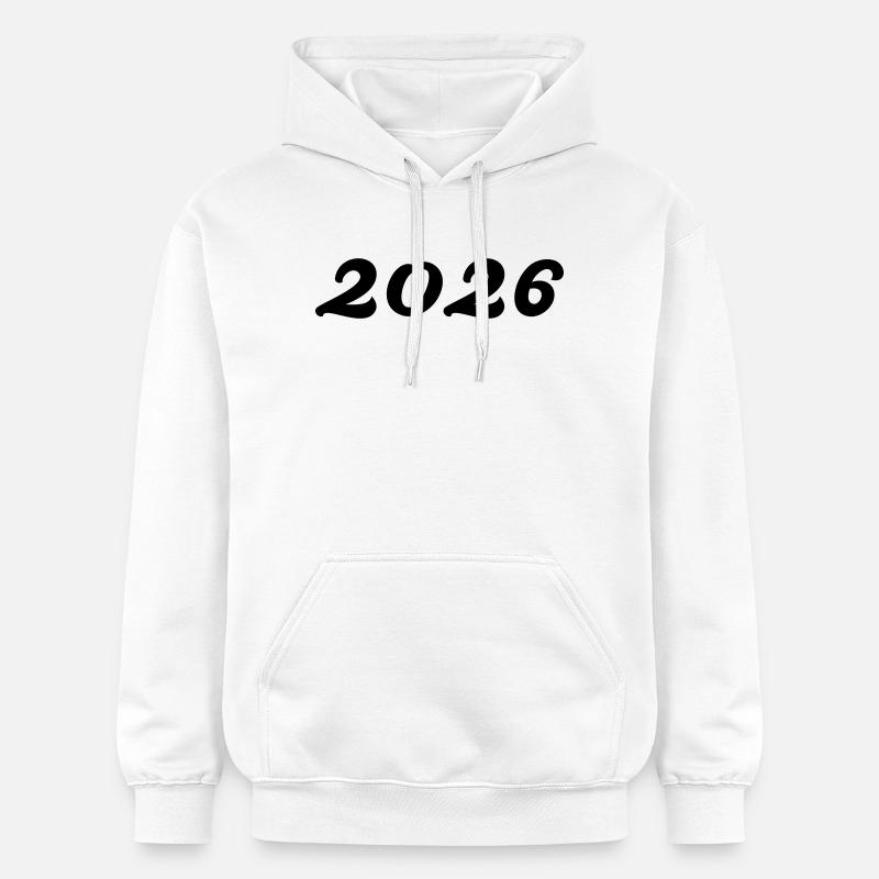 2026 - Sweat à capuche Softstyle® Gildan Unisexe - blanc