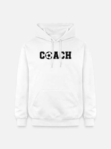 Football Coash - Gildan Unisex Softstyle® Midweight Hoodie - white