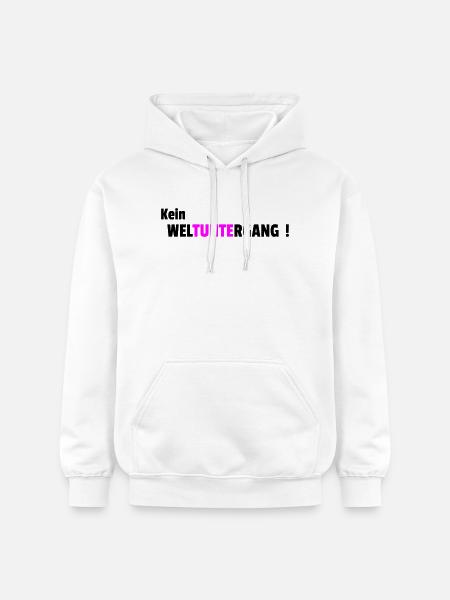 Kein Weltuntergang - Gildan Unisex Softstyle® Midweight Hoodie - Weiß