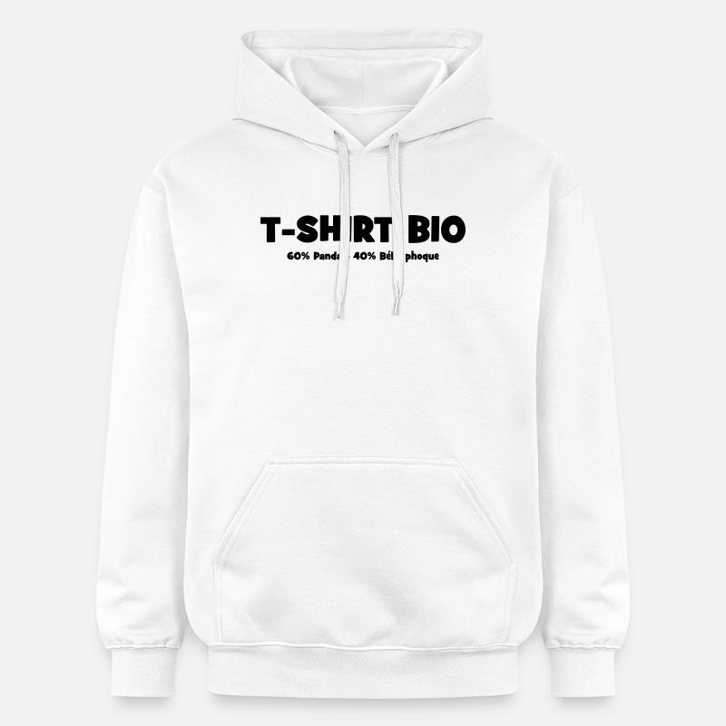 Bio Parodie Conservation Animale - Sweat à capuche Softstyle® Gildan Unisexe - blanc