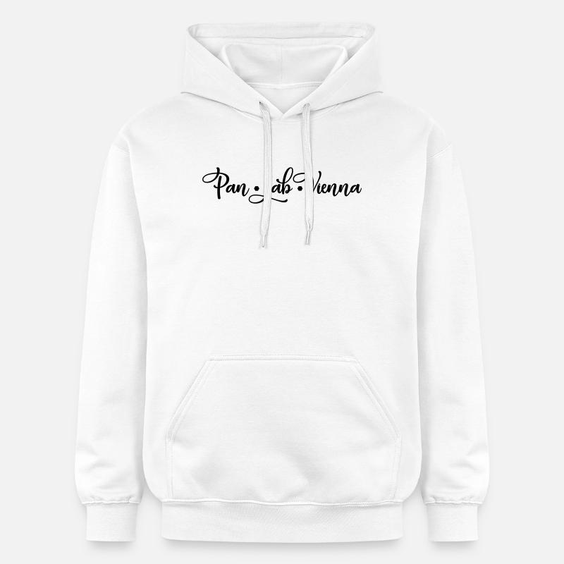 PLV_Logo_clean - Sweat à capuche Softstyle® Gildan Unisexe - blanc
