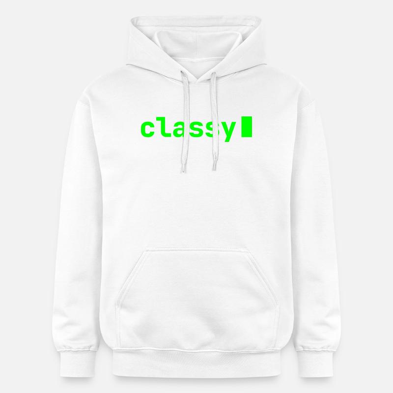 classy | Developer mood - Gildan Unisex Softstyle® Midweight Hoodie - white