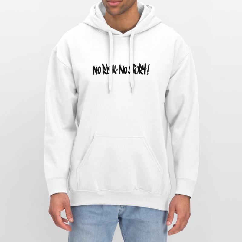 Pas de risque, pas de devise de l’histoire Sweat à capuche Softstyle® Gildan Unisexe