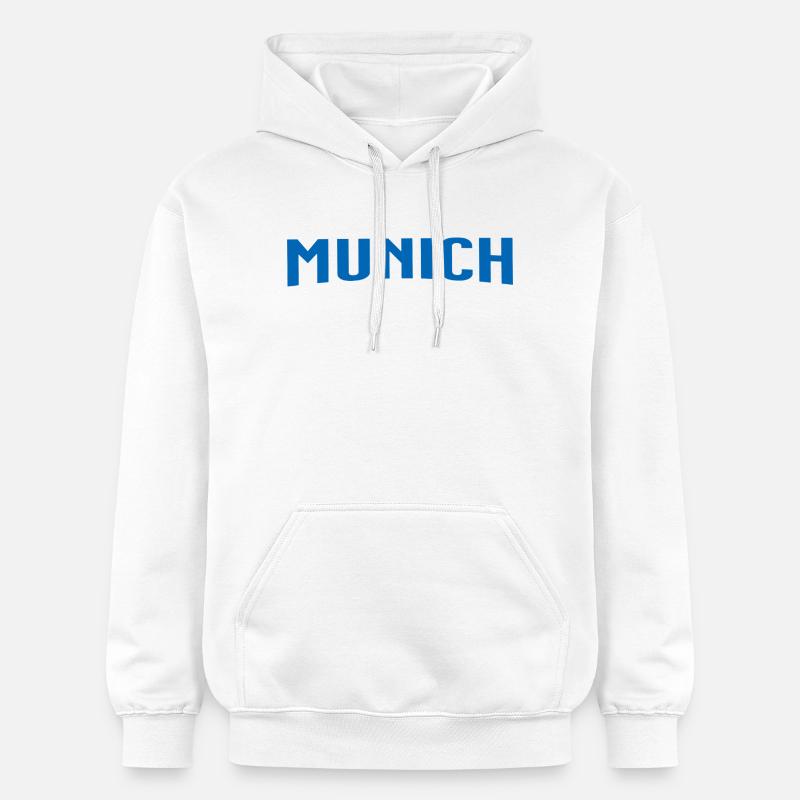 Munich - Sweat à capuche Softstyle® Gildan Unisexe - blanc