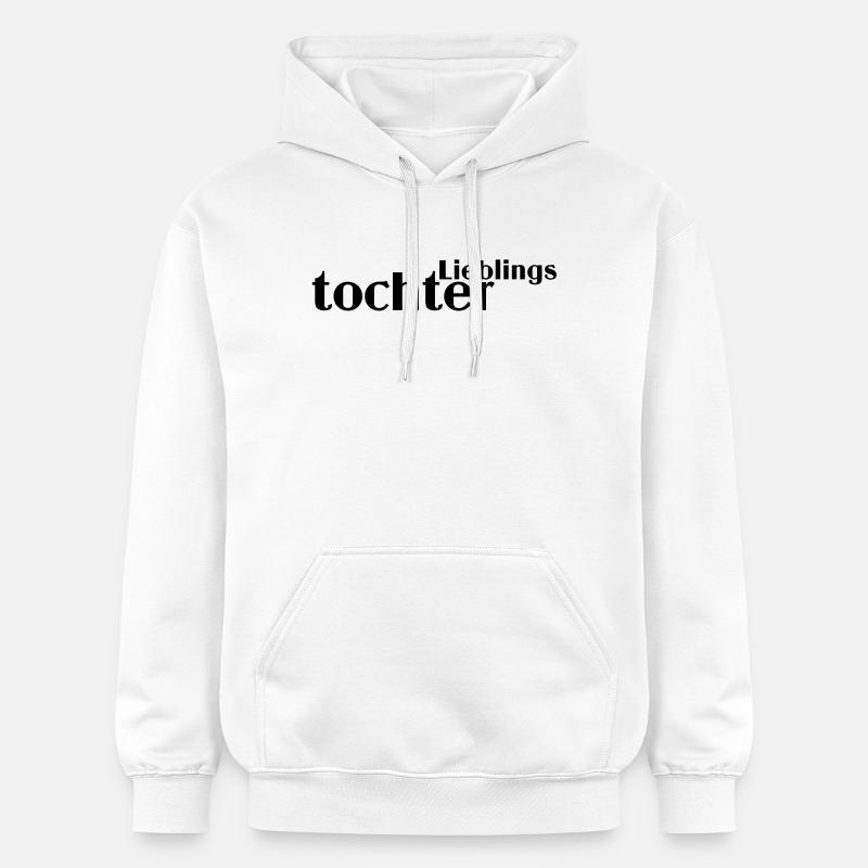 Fille préférée - Sweat à capuche Softstyle® Gildan Unisexe - blanc