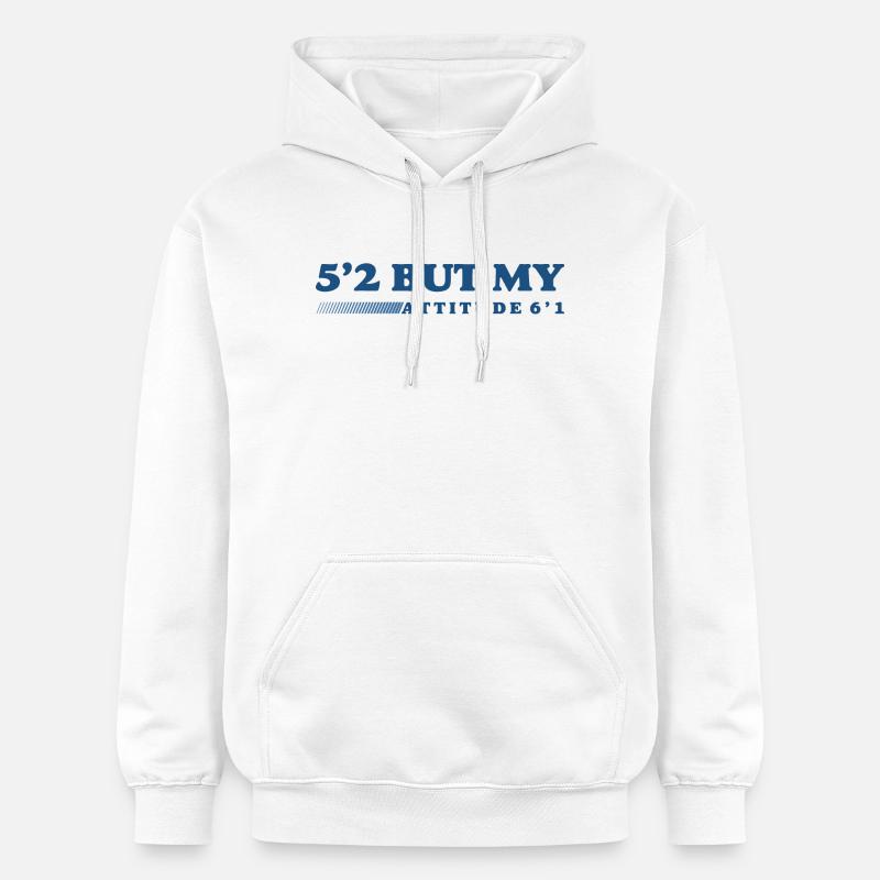 Körpergröße: Klein, aber heftig - Gildan Unisex Softstyle® Midweight Hoodie - Weiß