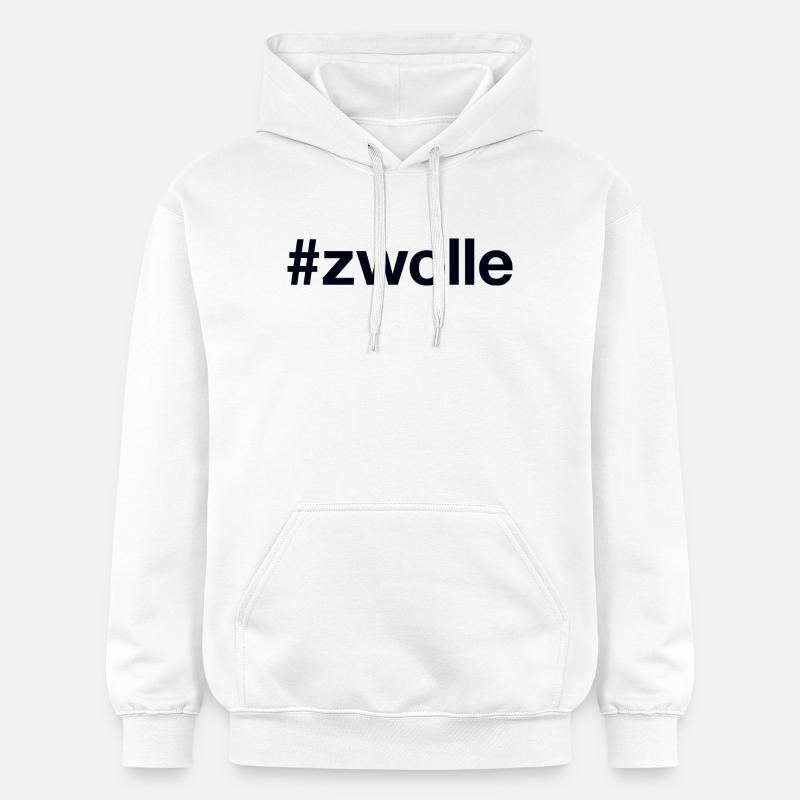 ZWOLLE, Pays-Bas, Pays-Bas - Sweat à capuche Softstyle® Gildan Unisexe - blanc