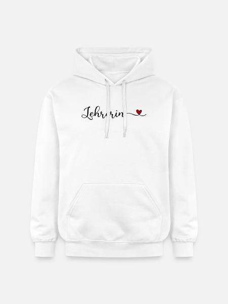 Lehrerin - Gildan Unisex Softstyle® Midweight Hoodie - Weiß