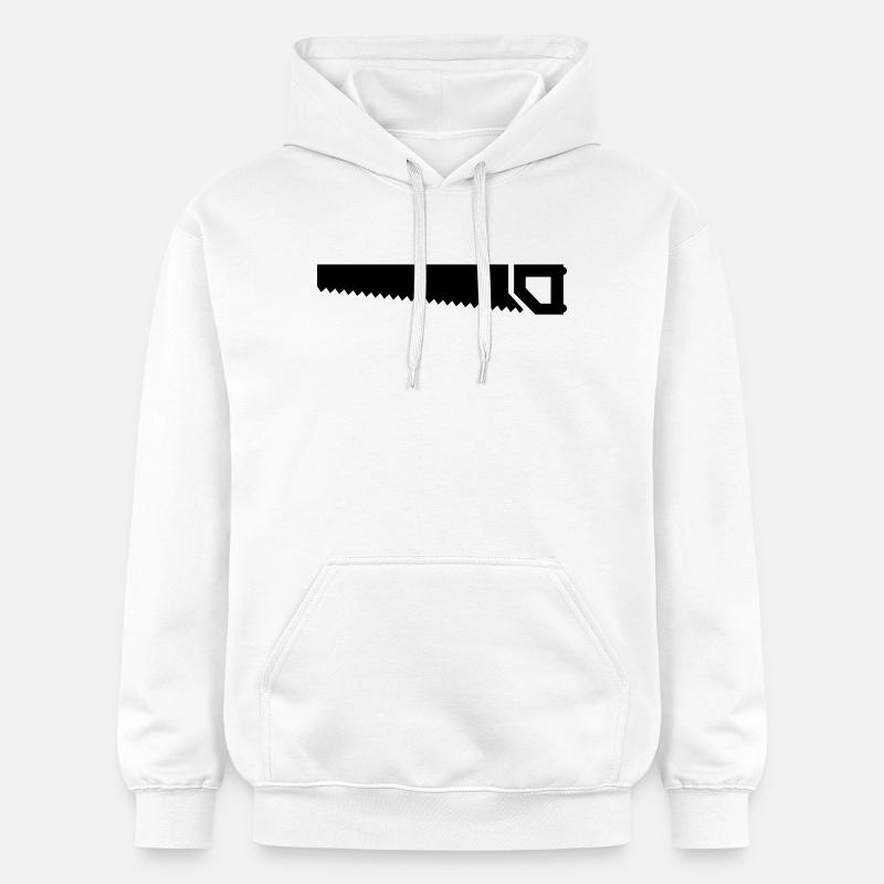 Scie - Sweat à capuche Softstyle® Gildan Unisexe - blanc