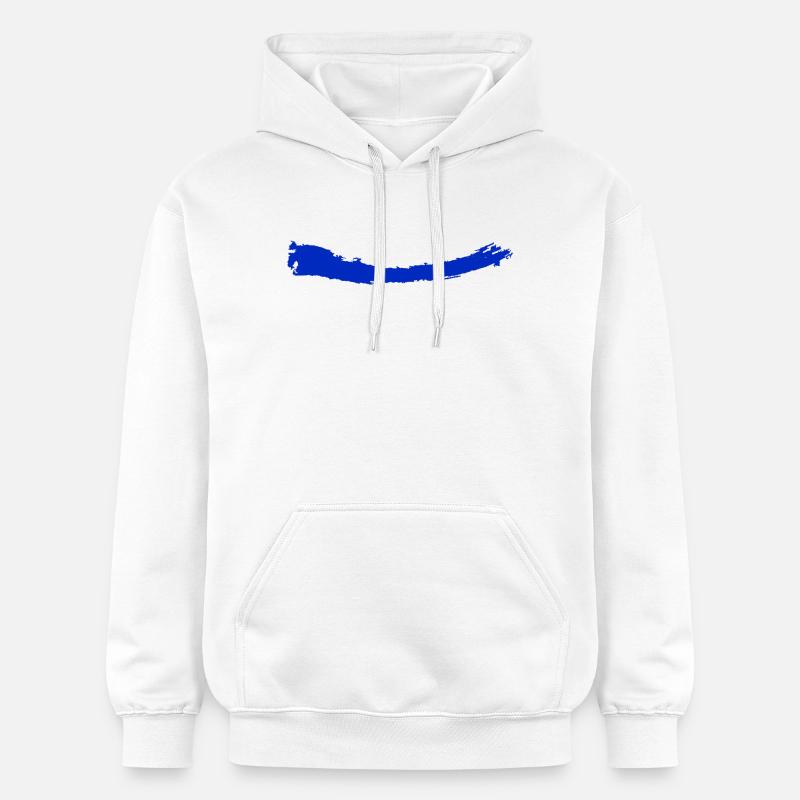 Brosser | Brosser | bleu clair - Sweat à capuche Softstyle® Gildan Unisexe - blanc