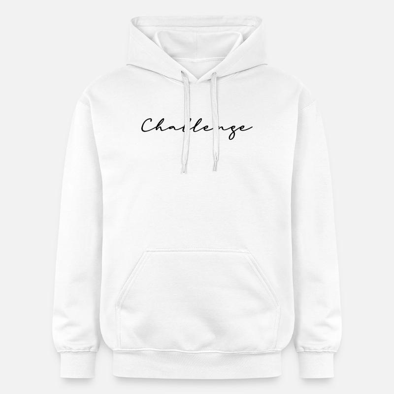Challenge v1 - Sweat à capuche Softstyle® Gildan Unisexe - blanc