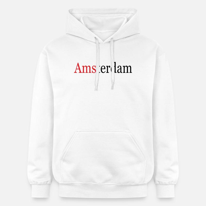 Amsterdam - Sweat à capuche Softstyle® Gildan Unisexe - blanc