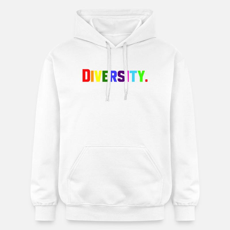 Diversité - Sweat à capuche Softstyle® Gildan Unisexe - blanc