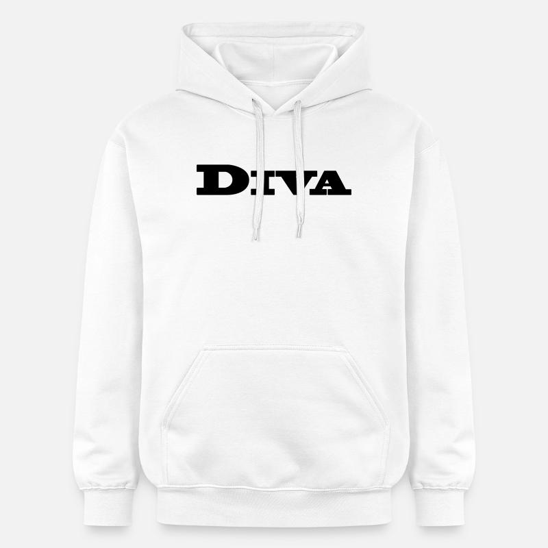 diva - Sweat à capuche Softstyle® Gildan Unisexe - blanc