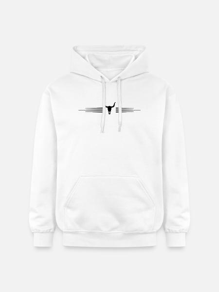 Bulle Skelett Linie - Gildan Unisex Softstyle® Midweight Hoodie - Weiß