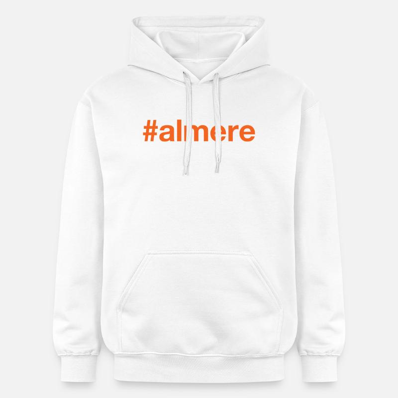 Almere Nederland, Pays-Bas - Sweat à capuche Softstyle® Gildan Unisexe - blanc