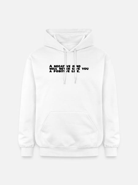 Motivierender Spruch Englisch - Gildan Unisex Softstyle® Midweight Hoodie - Weiß