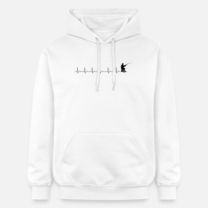 Bitte laden Sie das Designbild hoch - Gildan Unisex Softstyle® Midweight Hoodie - Weiß