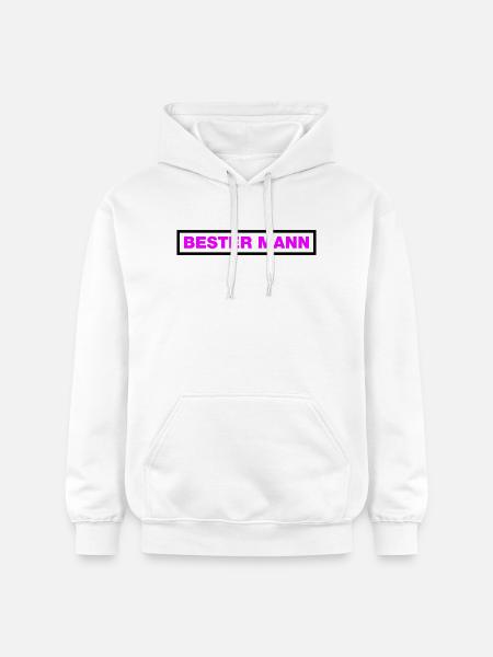 Bester Mann - Gildan Unisex Softstyle® Midweight Hoodie - Weiß