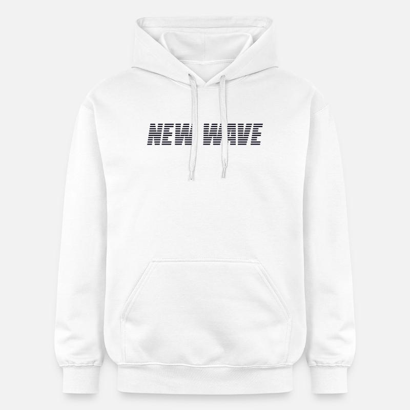New wave - Sweat à capuche Softstyle® Gildan Unisexe - blanc