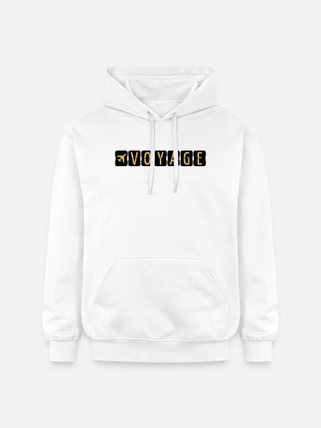Voyage - Sweat à capuche Softstyle® Gildan Unisexe - blanc