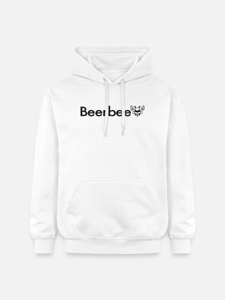 Beerbee Beer Bee Malle Saying TShirt - Gildan Unisex Softstyle® Midweight Hoodie - white