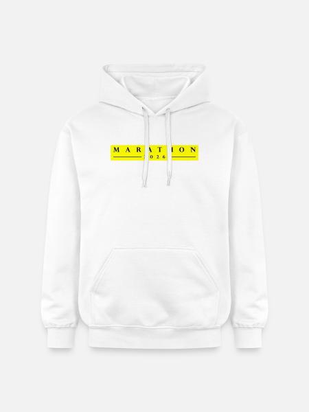 Marathon 2026 - Gildan Unisex Softstyle® Midweight Hoodie - white