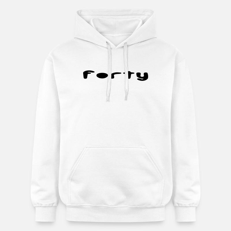 quarante - Sweat à capuche Softstyle® Gildan Unisexe - blanc