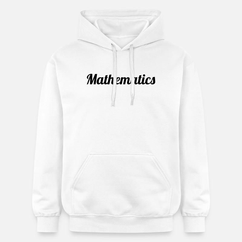 Mathematics - Sweat à capuche Softstyle® Gildan Unisexe - blanc