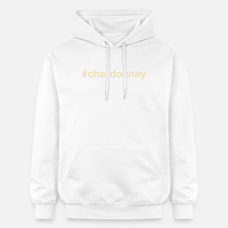 CHARDONNAY - Vin Blanc - Vin - Sommelier - Sweat à capuche Softstyle® Gildan Unisexe - blanc