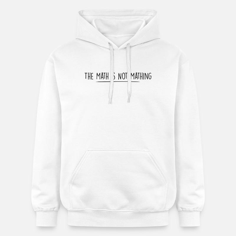 the math is not mathing - Sweat à capuche Softstyle® Gildan Unisexe - blanc
