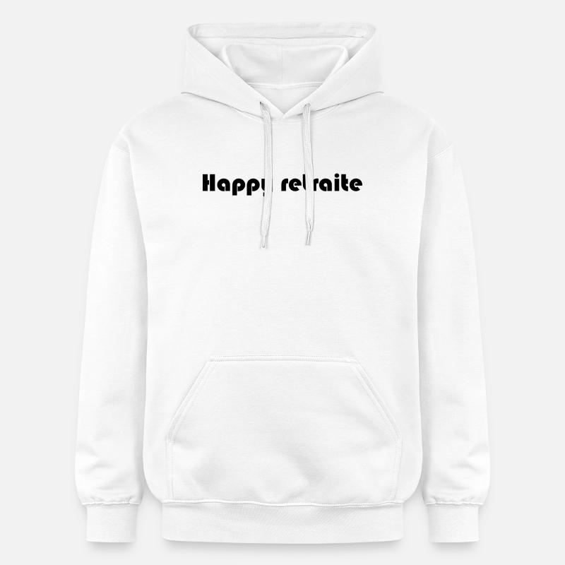 RETRAITE. RETRAITE. RETRAITEE. RETRAITE. - Sweat à capuche Softstyle® Gildan Unisexe - blanc