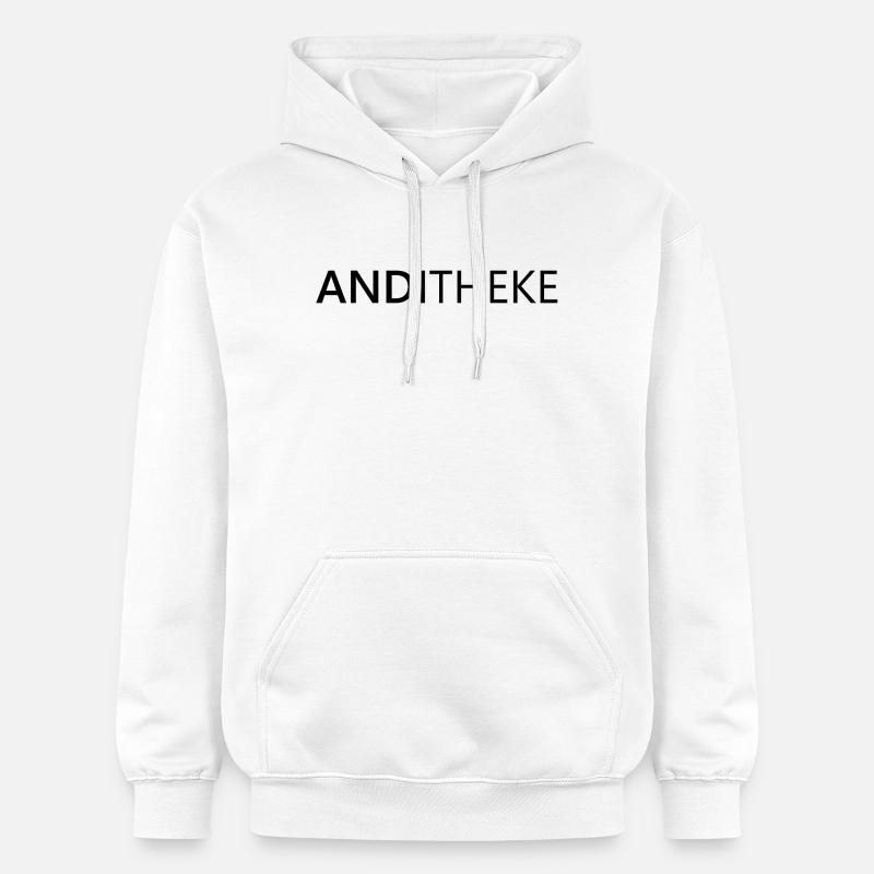 AndiTheke – Witziges Geschenk Andreas, Andi & Andy - Gildan Unisex Softstyle® Midweight Hoodie - Weiß