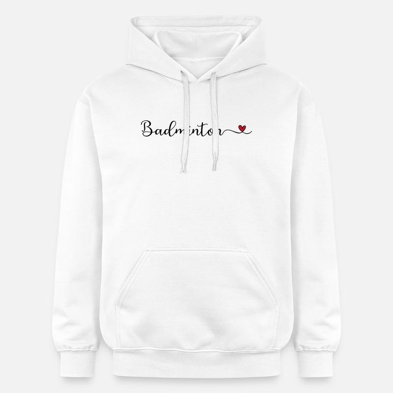 Badminton - Sweat à capuche Softstyle® Gildan Unisexe - blanc