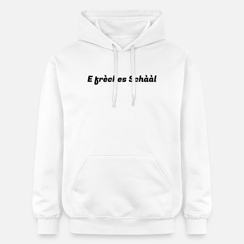 E frèches Schààl - Sweat à capuche Softstyle® Gildan Unisexe - blanc