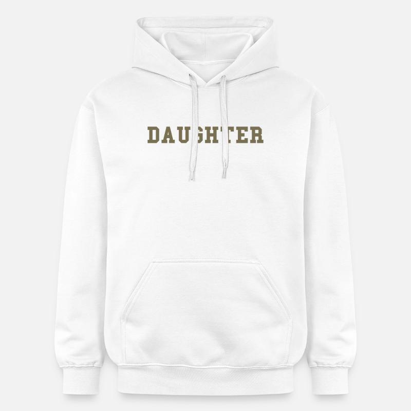 FILLE – Déclaration de style universitaire - Sweat à capuche Softstyle® Gildan Unisexe - blanc