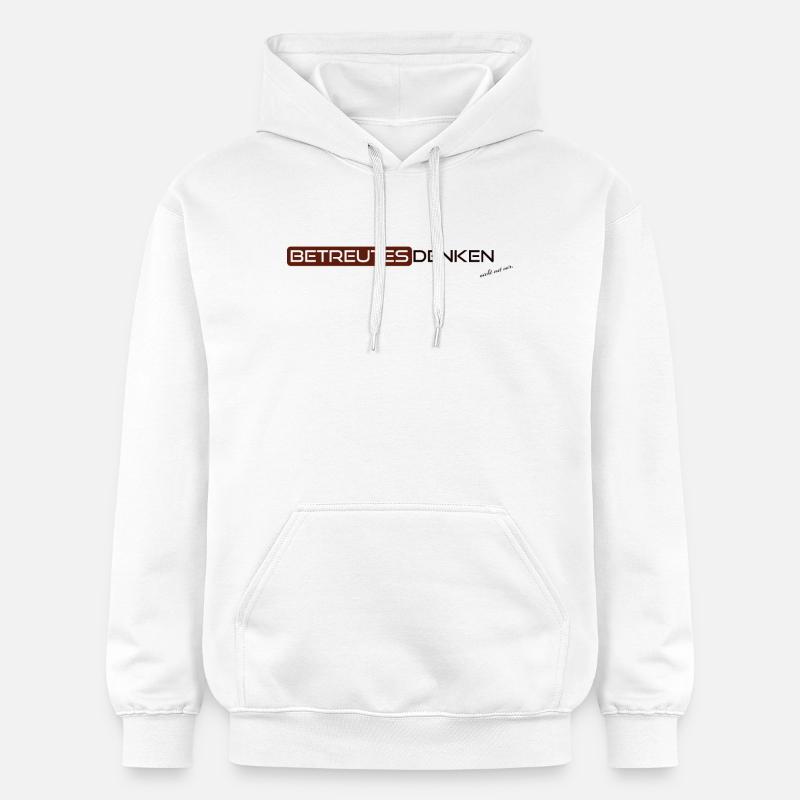 Pensée supervisée, mais pas avec moi. - Sweat à capuche Softstyle® Gildan Unisexe - blanc