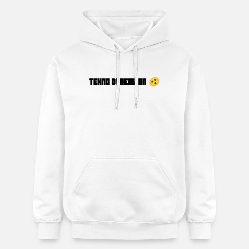 Tekno Dimension - Sweat à capuche Softstyle® Gildan Unisexe - blanc