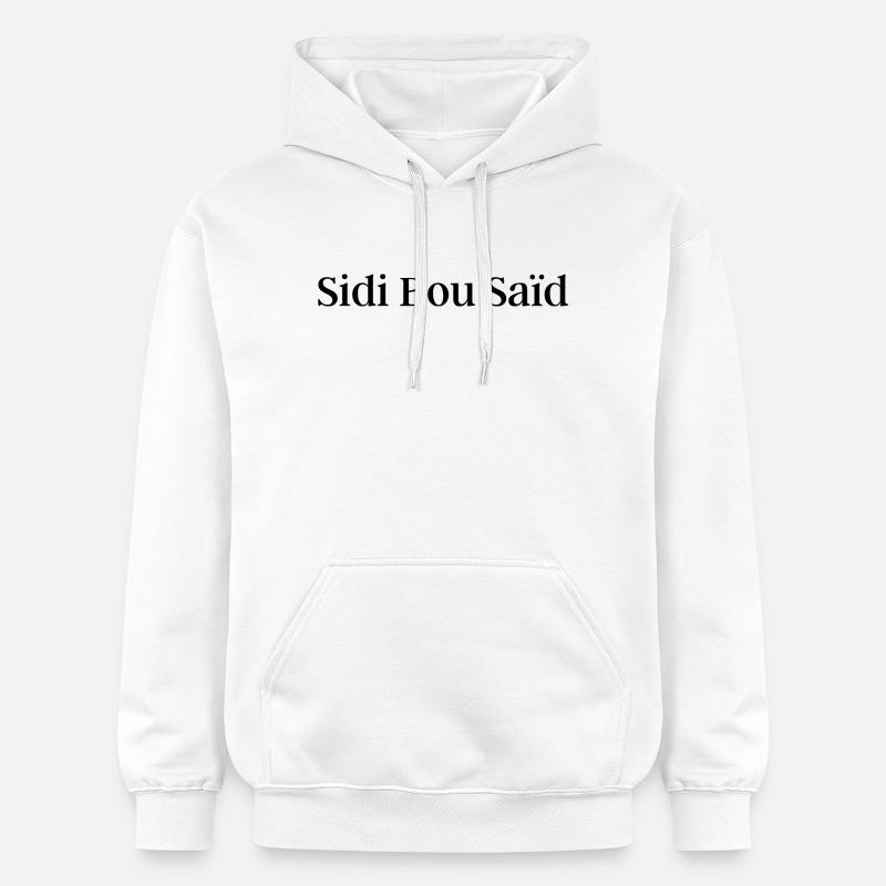 Sidi Bou Saïd - Sweat à capuche Softstyle® Gildan Unisexe - blanc