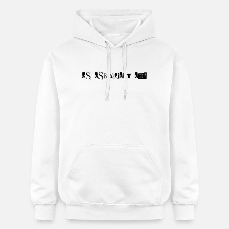 De toute façon, ça s’intensifie ! - Sweat à capuche Softstyle® Gildan Unisexe - blanc